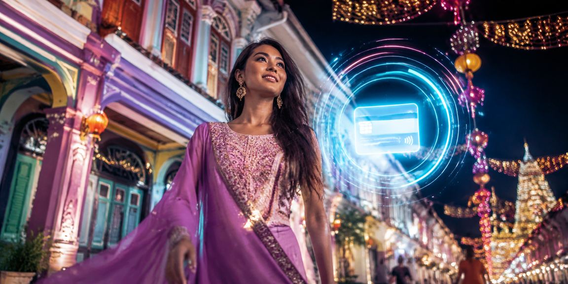 Pemain di Pulau Pinang menggunakan telefon pintar untuk bermain Blackjack dan membuat deposit