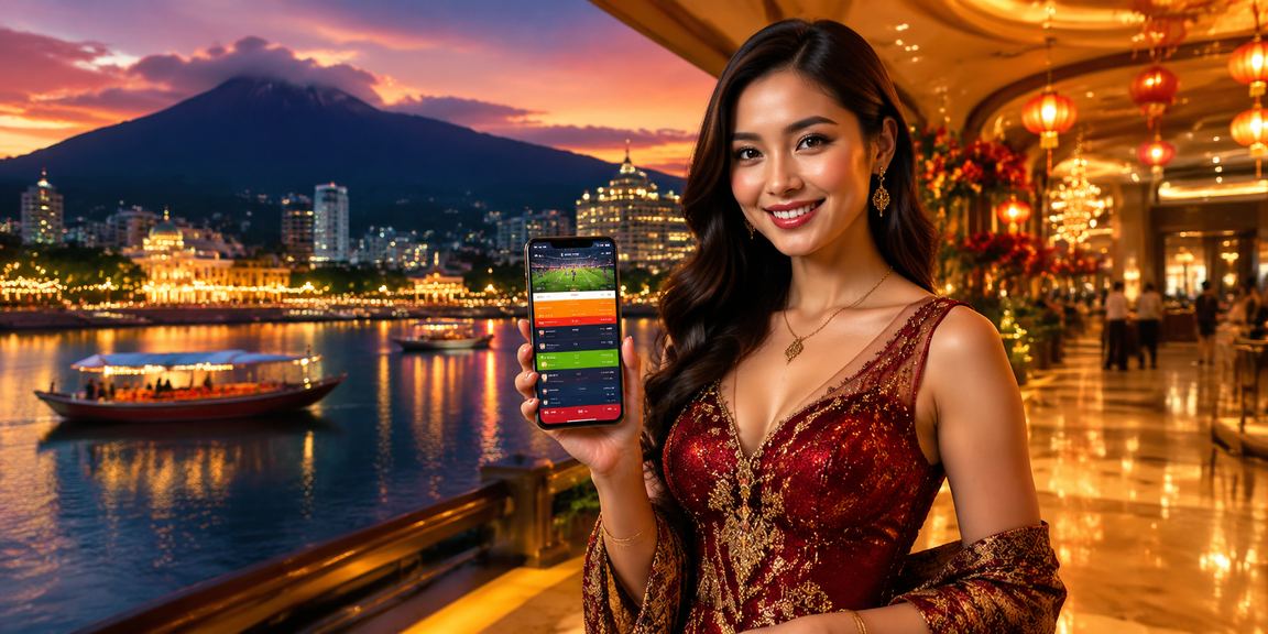 Aplikasi kasino 489 di Sabah menunjukkan meja Blackjack dengan dealer langsung di skrin telefon